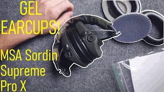 MSA Sordin Supreme Pro X  HOW TO CHANGE EARCUPS [upl. by Gelb]