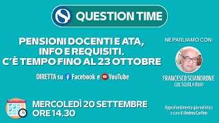 Pensioni scuola 202324 quali sono i requisiti Novità e info utili [upl. by Assilana]