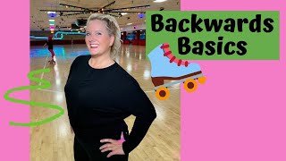 How to Roller Skate Backwards  The Absolute Basics [upl. by Ashling659]