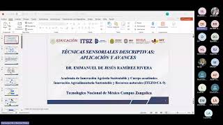 Seminario Técnicas sensoriales descriptivas Aplicación y avances Dr Emmanuel Ramírez 20241030 [upl. by Veal]