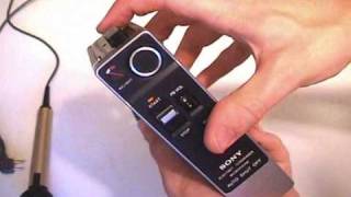 Sony TC55 cassette recorder highquality video [upl. by Ettezil]