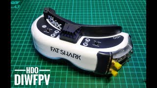 Fatshark HDO unboxing and comparison with dominator v3  indonesia [upl. by Gnoz]