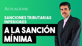 Sanciones por corrección por debajo de la sanción mínima [upl. by Trevethick]