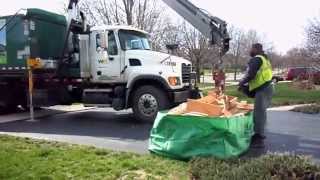 The Bagster in action A portable dumpster and a great idea Waste Management [upl. by Blancha]