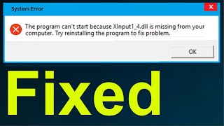 How To Fix Mafia 2 Definitive Edition Xinput14dll Error  Fix Cant Start Xinput14dll Is Missing [upl. by Bergquist540]