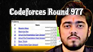 CODEFORCES ROUND 977 Div 2 [upl. by Gus]