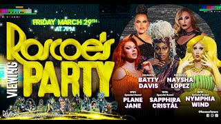 Nymphia Plane amp Sapphira  Roscoes RuPauls Drag Race Season 16 Viewing Party [upl. by Elac]