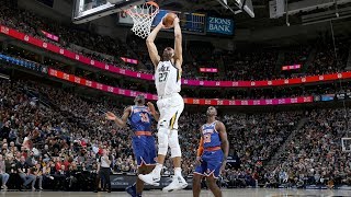 Gobert Leads Jazz to Dominant Win Over Knicks Highlights amp Analysis [upl. by Maccarone749]