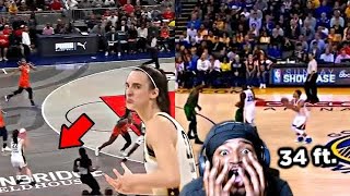 Reacting To Caitlin Clark Craziest WNBA 3 Pointers The Steph Curry Of The WNBA [upl. by Llennehc600]