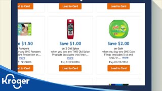 How To Digital Coupons  DIY amp How To  Kroger [upl. by Cariotta]