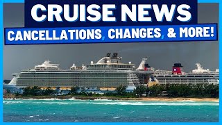 CRUISE NEWS Royal Caribbean Cruises Cancelled NCL Ships Severe Weather Forces Changes amp MORE [upl. by Lsiel808]