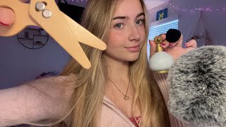 ASMR Fast Wooden Haircut and Makeup Salon Roleplay✂️💄 [upl. by Margaretha992]