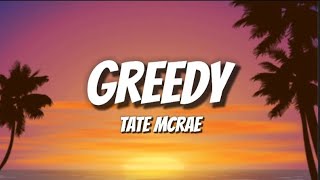 Tate McRae  greedy Lyrics [upl. by Haiacim]