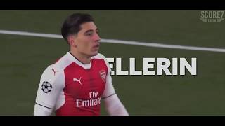 Hector Bellerin 2017 The Flash ⚡ Crazy Speed Sprints Skills amp Assists 201617 HD  Score 7 [upl. by Aitercal]