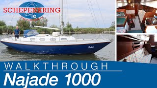 Najade 1000 for sale  Yacht Walkthrough   Schepenkring Lelystad  4K [upl. by Afira517]