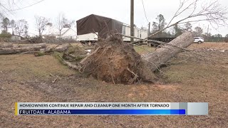 Fruitdale continues tornado recovery as more severe weather looms [upl. by Britte]