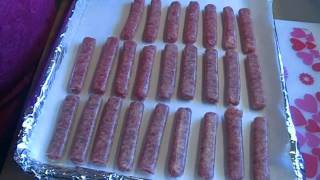 Noreens Kitchen Quick Tip Baked Sausage for Quick Breakfasts [upl. by Ammadis]