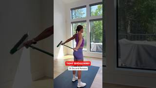 FIX Tight Shoulders in 30 Seconds shorts mobility shoulderexercises [upl. by Aicemed]