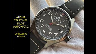 Alpina Startimer Pilot Automatic AL525G4TS6 Watch  Review Valjoux Relogios [upl. by Lilla]