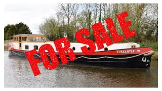 For Sale  Stunning Newly Completed Dutch Barge now sold [upl. by Llemor]