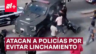 Policías rescatan a delincuentes que iban a ser linchados en Puebla  N [upl. by Iene440]