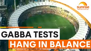 Uncertainty surrounding test cricket at Gabba stadium  Sunrise [upl. by Notxam]