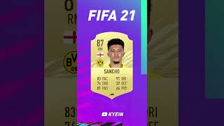 Jadon Sancho  FIFA Evolution FIFA 19  EAFC 25 [upl. by Elylrac]