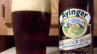 Ayinger Altbairisch Dunkel Beer Review [upl. by Beatrisa]