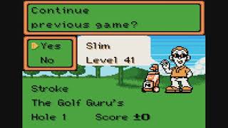 Slim Plays Mario Golf GBC  Extra Video [upl. by Elinet]