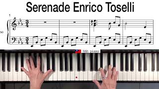 Serenata  Enrico Toselli  piano  sheet music [upl. by Anaic]