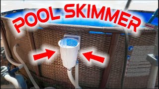 Above Ground Pool Skimmer  EASY DiY Setup [upl. by Arni]