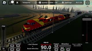 Roblox RAILS UNLIMITED AWVR 777 🚂🇺🇸 [upl. by Nena]