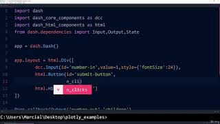 Interactive Python Dashboards with Plotly and Dash  Controlling Callbacks with Dash State [upl. by Barry]