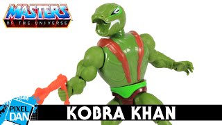 KOBRA KHAN MOTU Origins Action Figure Review  Masters of the Universe Origins [upl. by Waechter]