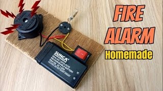 How to Make a Fire Alarm System  Homemade [upl. by Loferski]