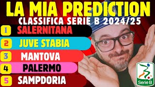 PREDICTION CLASSIFICA SERIE B 20242025 [upl. by Reseda245]