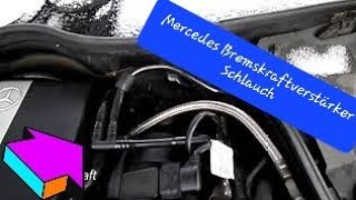 🚘🛠️ Mercedes Stottert Motorlauf Unterdruck Bremskraftverstärker Schlauch Defekt leerlauf co2 Werte [upl. by Jumbala136]