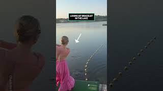 Diamond Bracelet Goes Flying Into Lake 😱 [upl. by Dlorrej283]