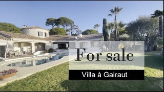 Villa for sale in Gairaut  Nice with a paddle court  gated estate 7 bedrooms  4300 sqm garden [upl. by Yme]