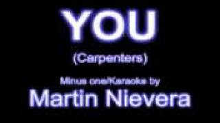 You by Martin Nievera karaoke [upl. by Custer]