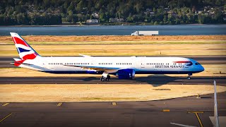 4K STUNNING TAKEOFFS AND LANDINGS  Portland International Airport plane spotting PDX  KPDX [upl. by Auburn903]