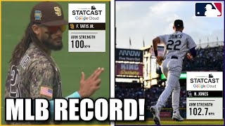 ABSOLUTE CANNONS OVER 100 MPHs  2023s Best Outfield Assists in MLB [upl. by Enaile]