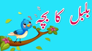 Bulbul Ka Bacha  بلبل کا بچہ   Urdu Nursery Rhymes  Urdu Poem [upl. by Proulx]