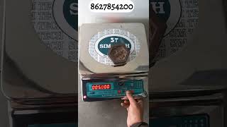 Simtech weighing machine 30kgs 2grams calibration stainless Steel body [upl. by Derk]