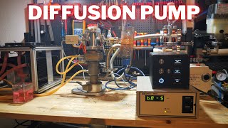 First time testing my diffusion vacuum pump [upl. by Brittney245]