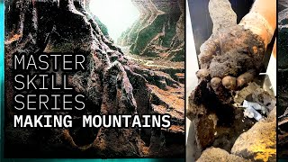 Aquascaping Master Skill Series 1 Making Mountains in Nano Aquarium Hardscape Demonstration [upl. by Haidebez]