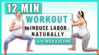 Workout To Induce Labor Naturally at Home I Help Labor Progress I 3rd Trimester Exercises [upl. by Odiug]