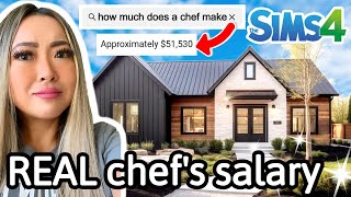 building a house for every career using REAL LIFE salaries in Sims 4 Career build series ep 1 [upl. by Bina419]