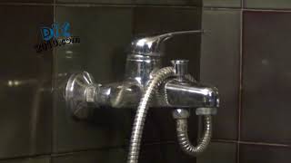 Dusche mit Thermostat montieren  Dusche Wasserhahn einbauen  Duscharmatur wechseln [upl. by Melmon]