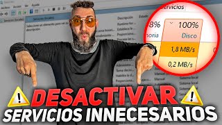 Desactivar SERVICIOS INNECESARIOS en Windows 10  Explicado 2023 [upl. by Sirtimid]